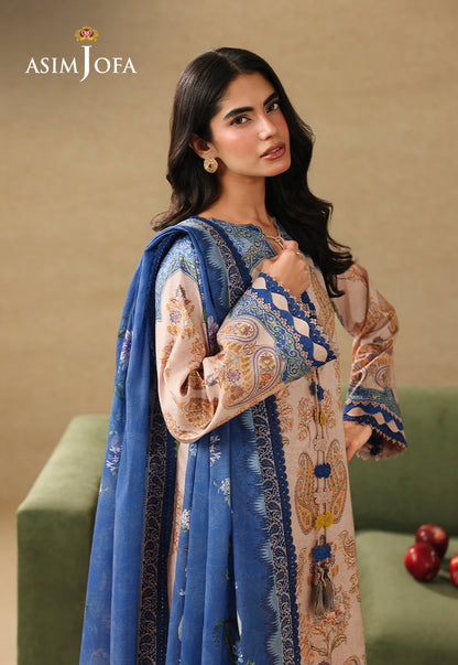 AJUBC-05 Printed Lawn Unstitched 3 Pcs