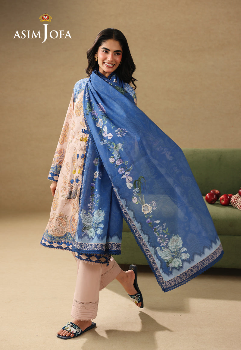 AJUBC-05 Printed Lawn Unstitched 3 Pcs