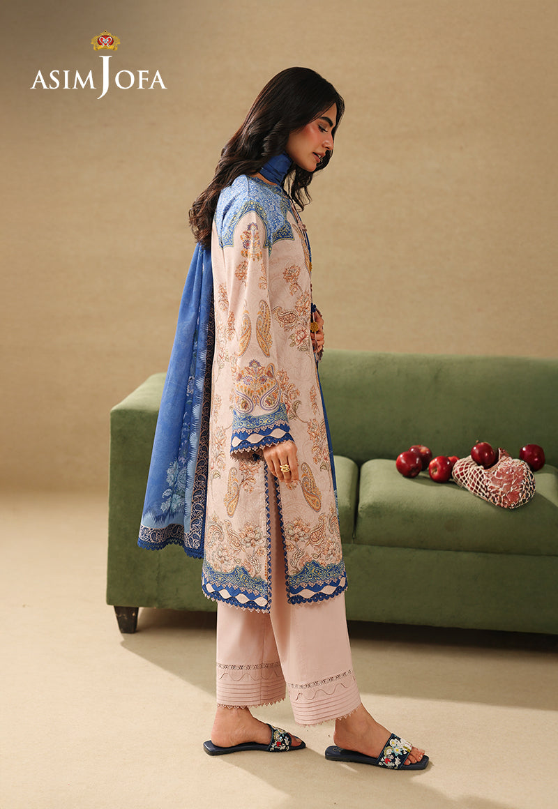 AJUBC-05 Printed Lawn Unstitched 3 Pcs
