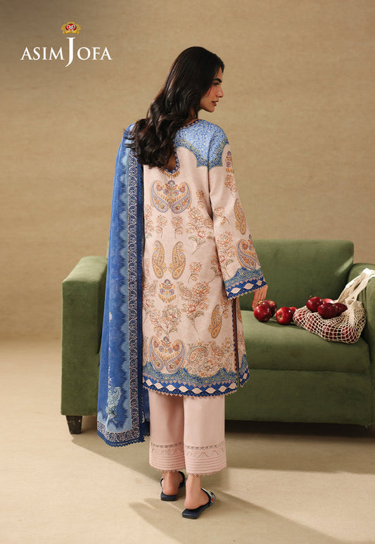 AJUBC-05 Printed Lawn Unstitched 3 Pcs