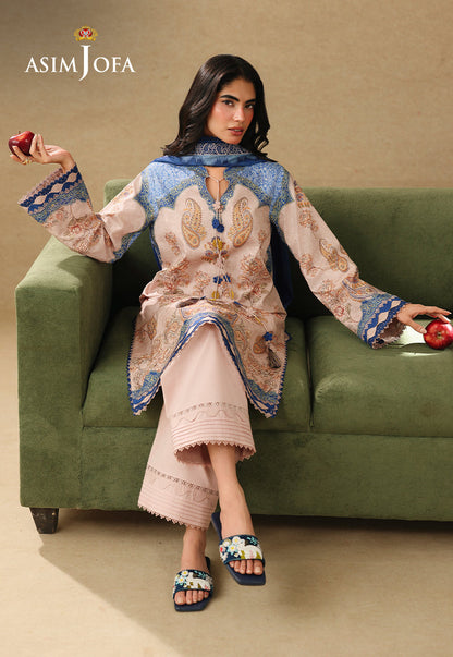 AJUBC-05 Printed Lawn Unstitched 3 Pcs