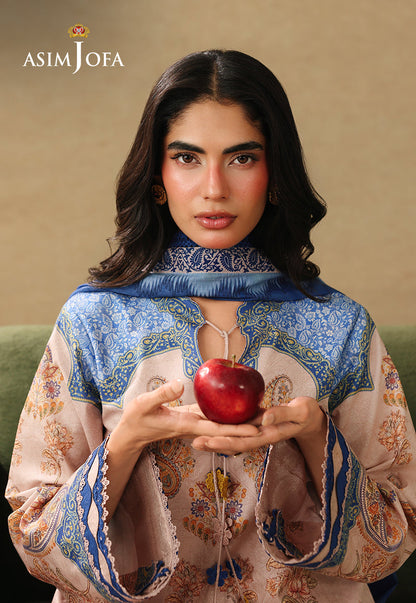 AJUBC-05 Printed Lawn Unstitched 3 Pcs