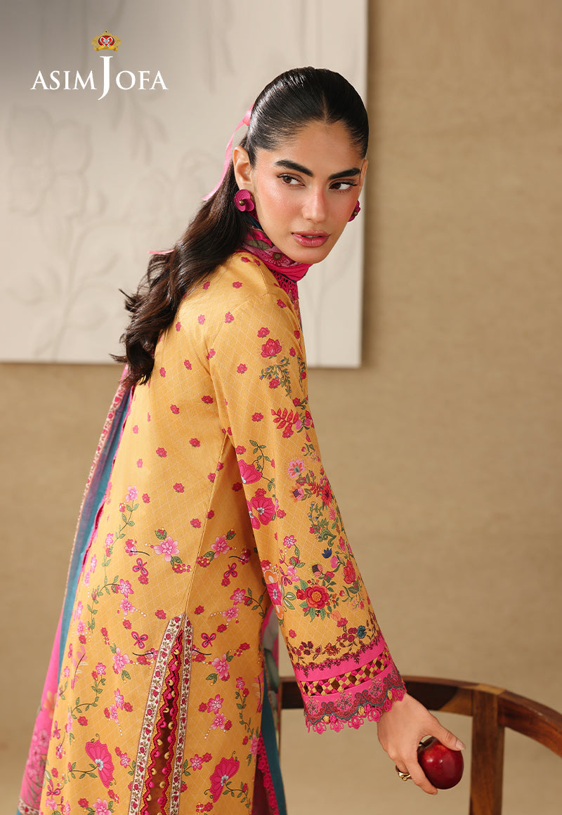 AJUBC-02 Printed Lawn Unstitched 3 Pcs