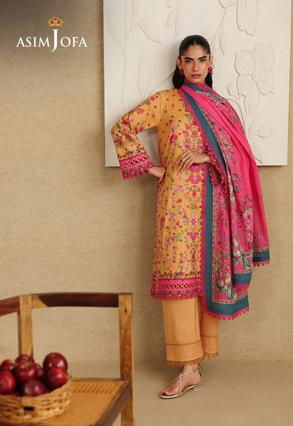 AJUBC-02 Printed Lawn Unstitched 3 Pcs