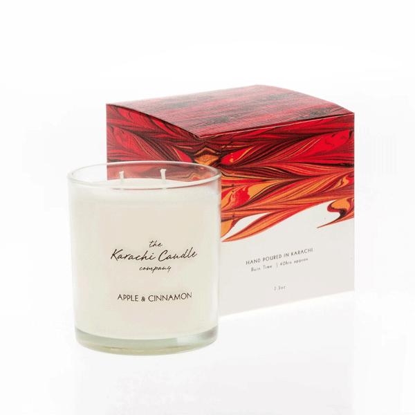 The Karachi Candle Apple & Cinnamon 7.3oz
