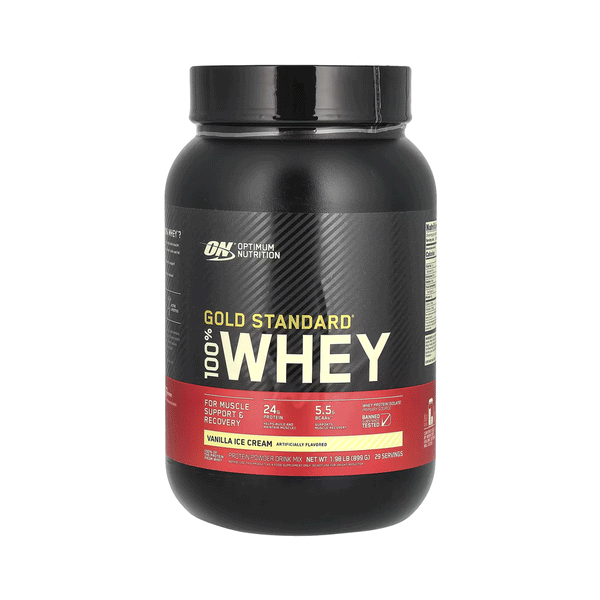 On Gold Standard Whey Protein Vanilla Ice Cream 899g 1.98lb