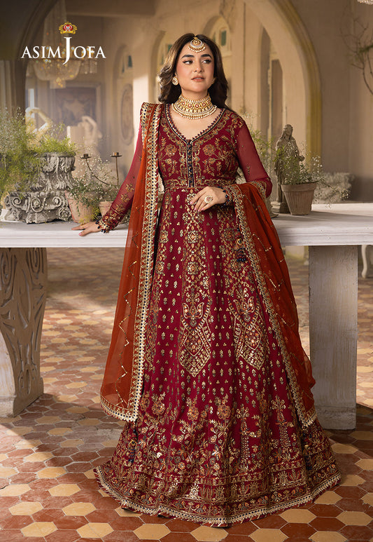 AJNB-10 EMBROIDERED CHIFFON 3 PCS