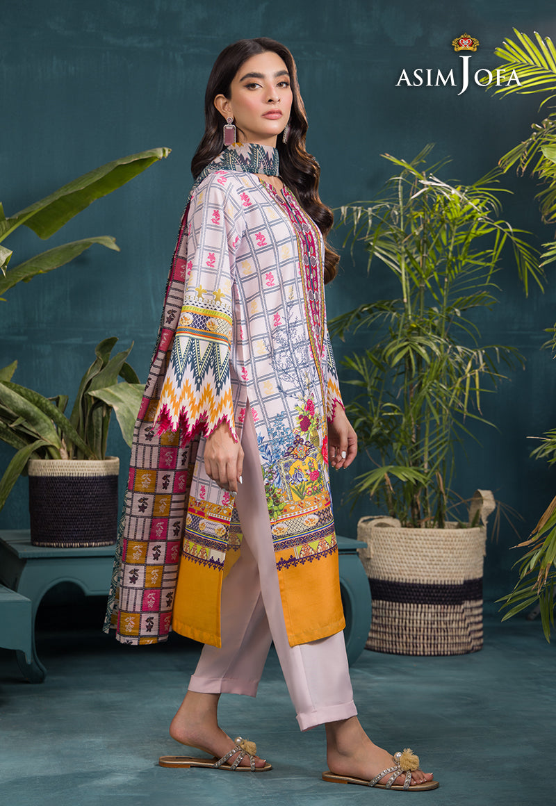 AJGR-10 PRINTED SWISS LAWN 3 PCS