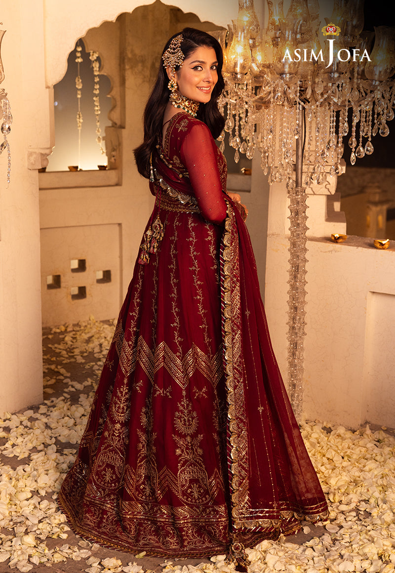 AJSH-16 EMBROIDERED CHIFFON 3 PCS