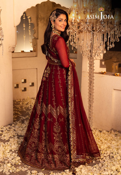 AJSH-16 EMBROIDERED CHIFFON 3 PCS
