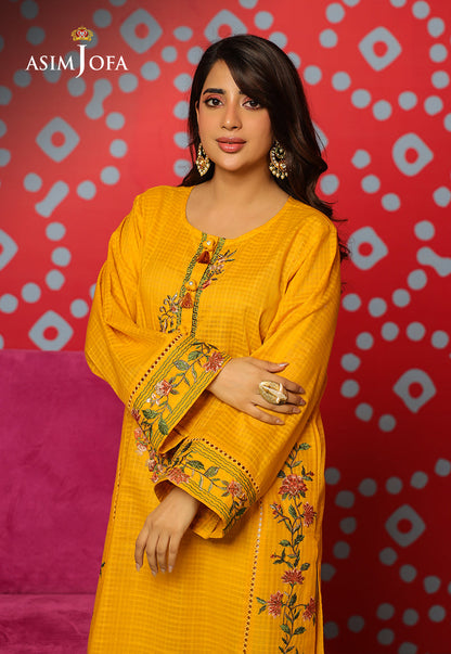 AJTM-22 - 1 PC EMBROIDERED SELF JACQUARD 1 PC