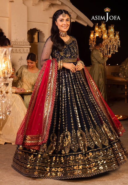 AJSH-10 EMBROIDERED NET 3 PCS