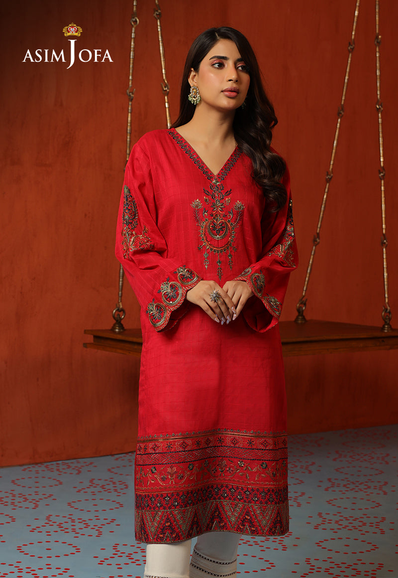 AJTM-14 - EMBROIDERED SELF JACQUARD 1 PC
