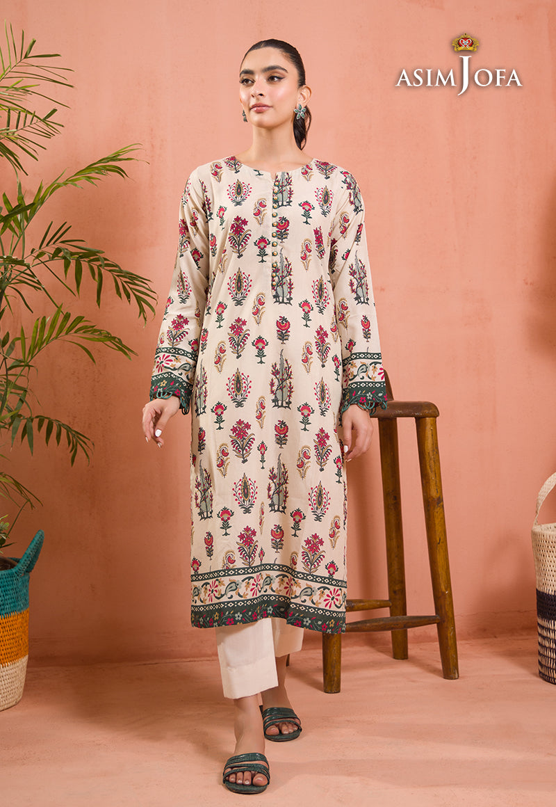 AJGR-01 PRINTED COTTON SILK 1 PCS