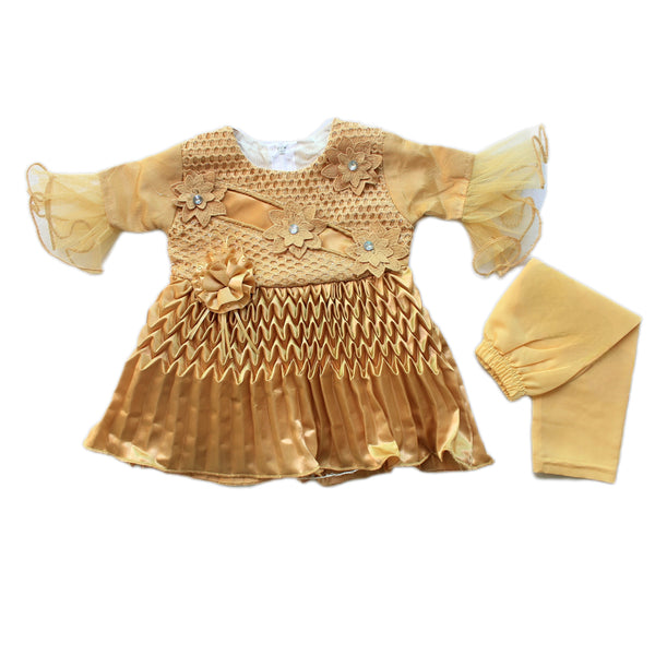 Baby fancy frock. Age 0 to 6 months.