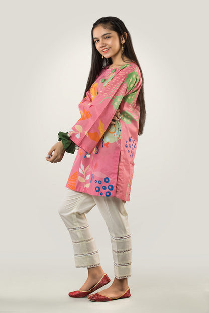 POP ART Digital Printed Lawn Shirt & Cotton Trouser