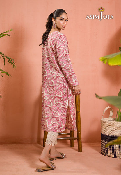 AJGR-03 EMBROIDERED COTTON SILK 1 PC
