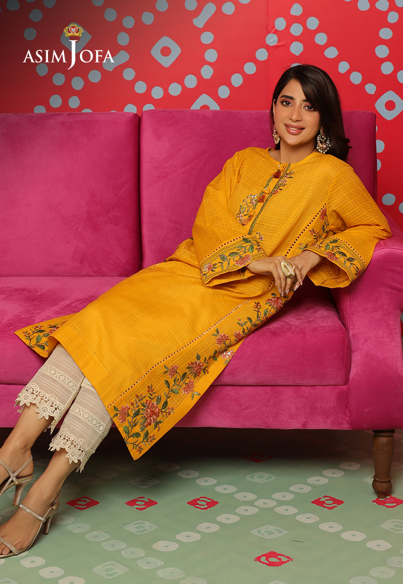 AJTM-22 - 1 PC EMBROIDERED SELF JACQUARD 1 PC