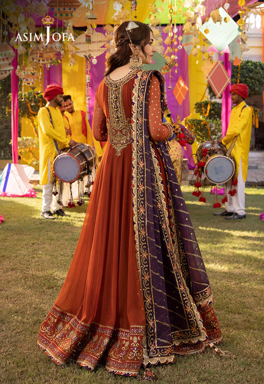 AJDA-19 EMBROIDERED CHIFFON 2 PCS