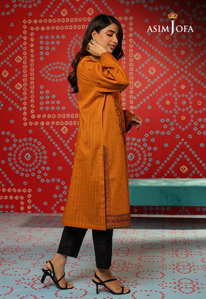 AJTM-21 - 1 PC EMBROIDERED SELF JACQUARD 1 PC