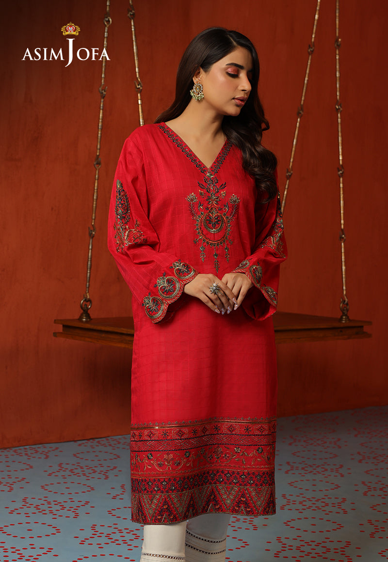 AJTM-14 - EMBROIDERED SELF JACQUARD 1 PC