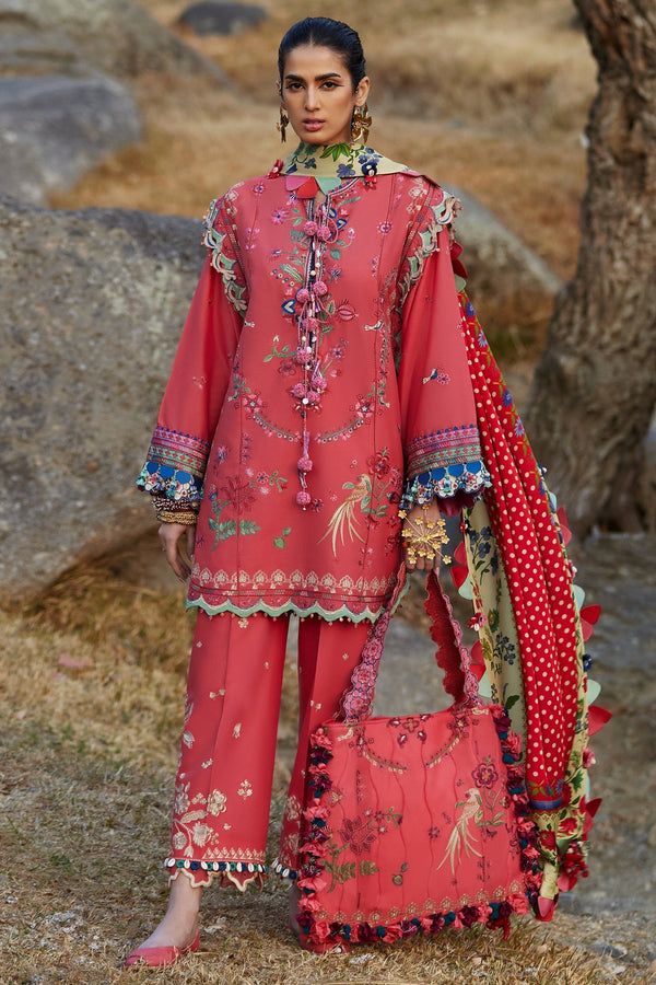 Elan Unstitched 3 Piece Luxury Lawn Collection'2025-06-B-Aurielle