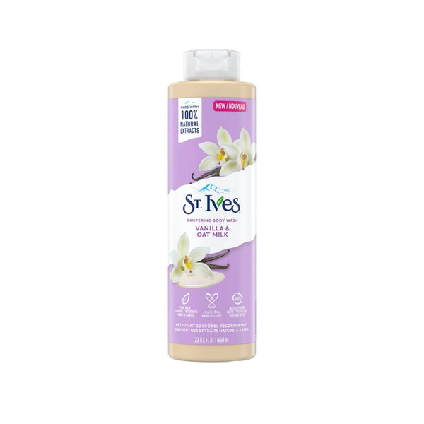 St.lves Vanilla & Oat Milk Body Wash 650ml