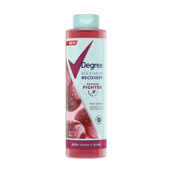 Degree Maximum Recovery Fatigue Fighter Tart Cherry Body Wash & Soak 650ml