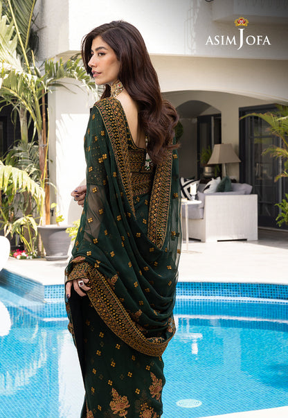 AJJH-06 EMBROIDERED CHIFFON 3 PCS