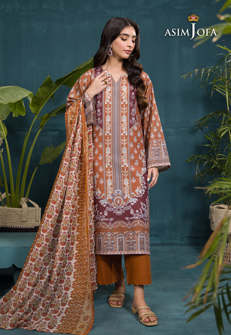 AJGR-14 PRINTED SWISS LAWN 3 PCS