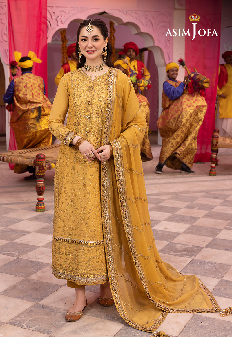 AJDA-04 EMBROIDERED PAPER COTTON 3 PCS