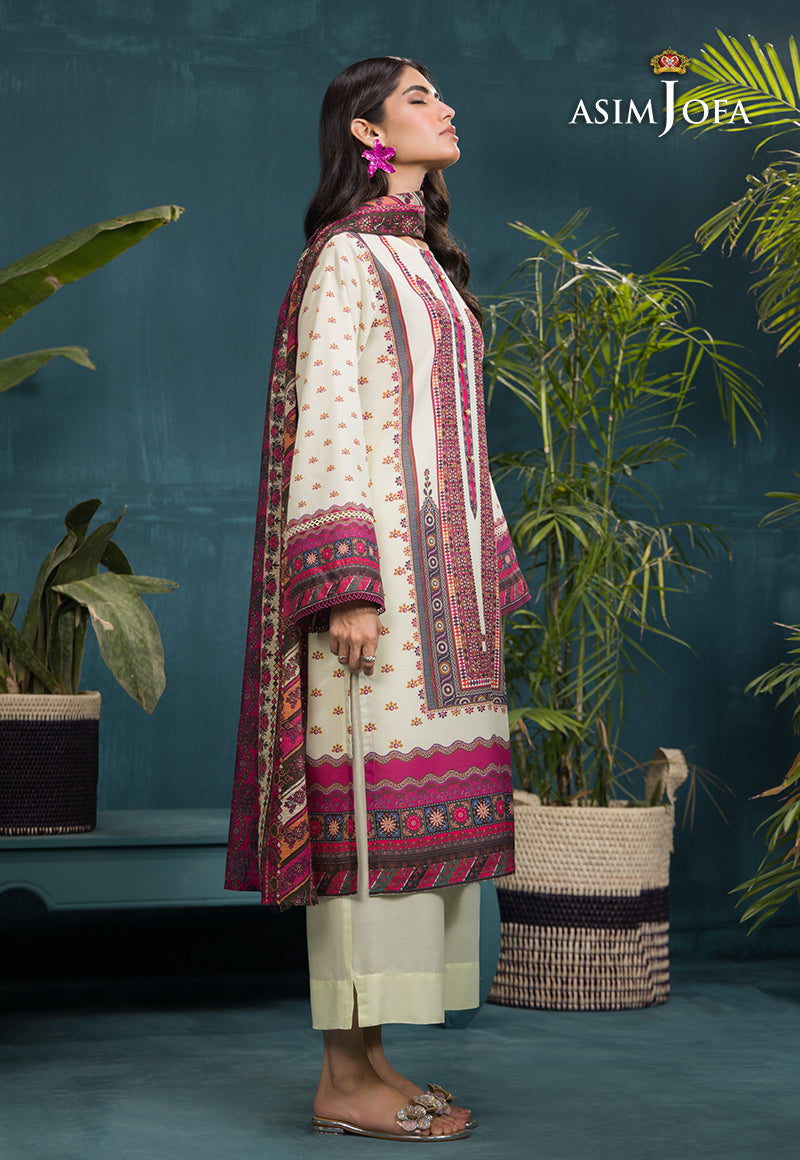AJGR-13 PRINTED SWISS LAWN 3 PCS