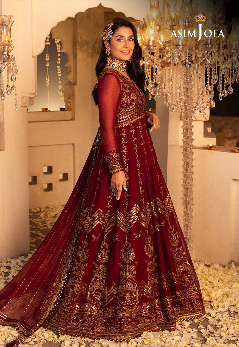 AJSH-16 EMBROIDERED CHIFFON 3 PCS