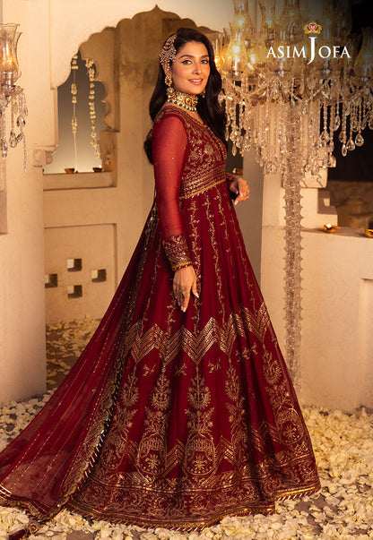 AJSH-16 EMBROIDERED CHIFFON 3 PCS