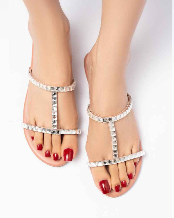 SELVY-Studded-Flats-P