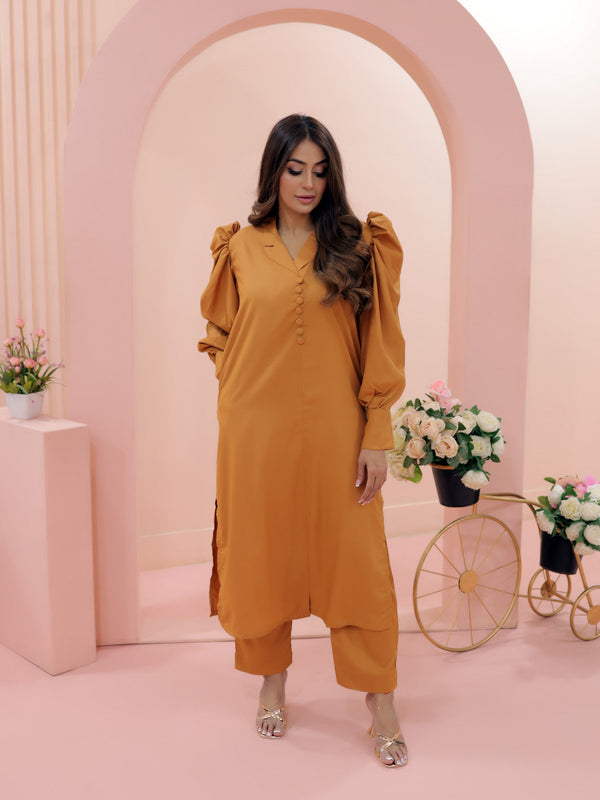TNG Arha Co-Ord Set Mustard Collection'2024