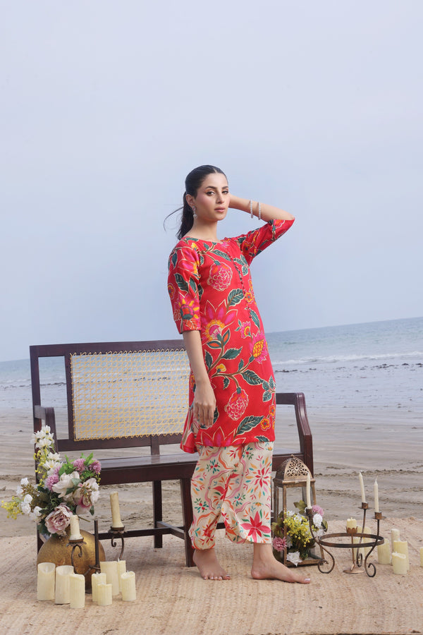 Whisper Wind By Feathers Unstitched 2 Piece Printed Lawn Collection'2025-FLAMYN-FT512