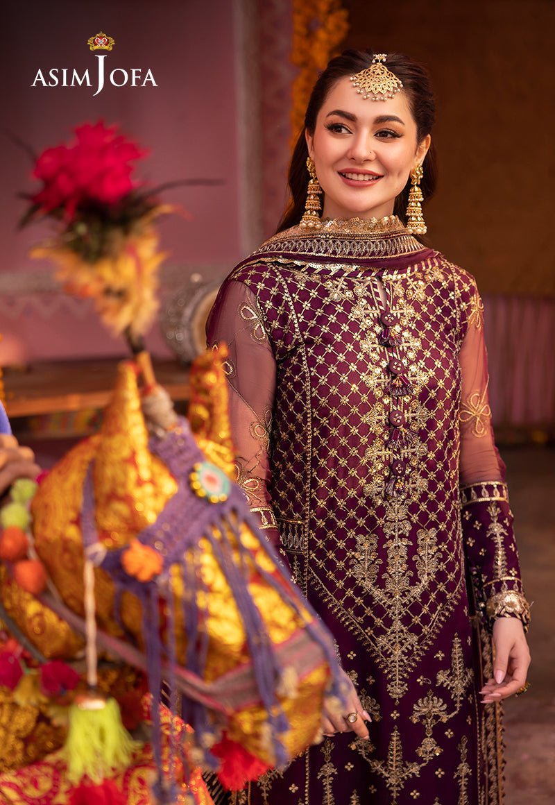 AJDA-03 EMBROIDERED CHIFFON 3 PCS
