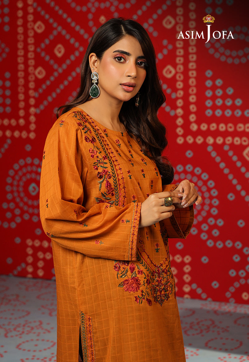 AJTM-21 - 1 PC EMBROIDERED SELF JACQUARD 1 PC