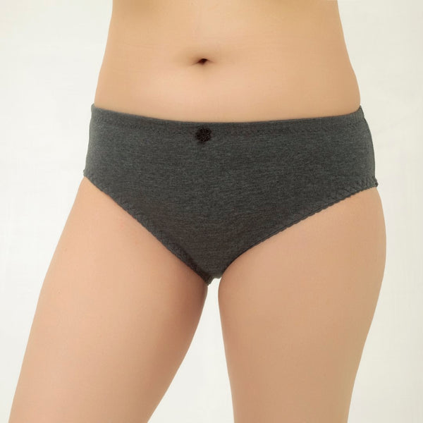 Irisoft NEO, Cotton Jersey Panty, CHARCOAL