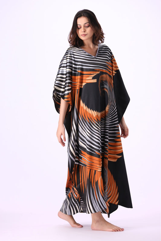 Valerie Women Multi Printed Kaftan Nightdress-VL-GORGEOUS-13