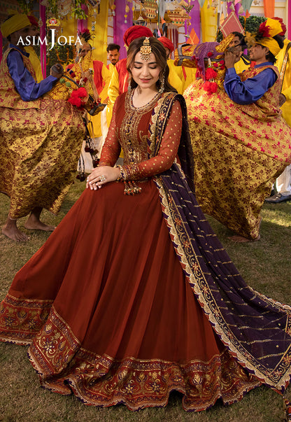 AJDA-19 EMBROIDERED CHIFFON 2 PCS