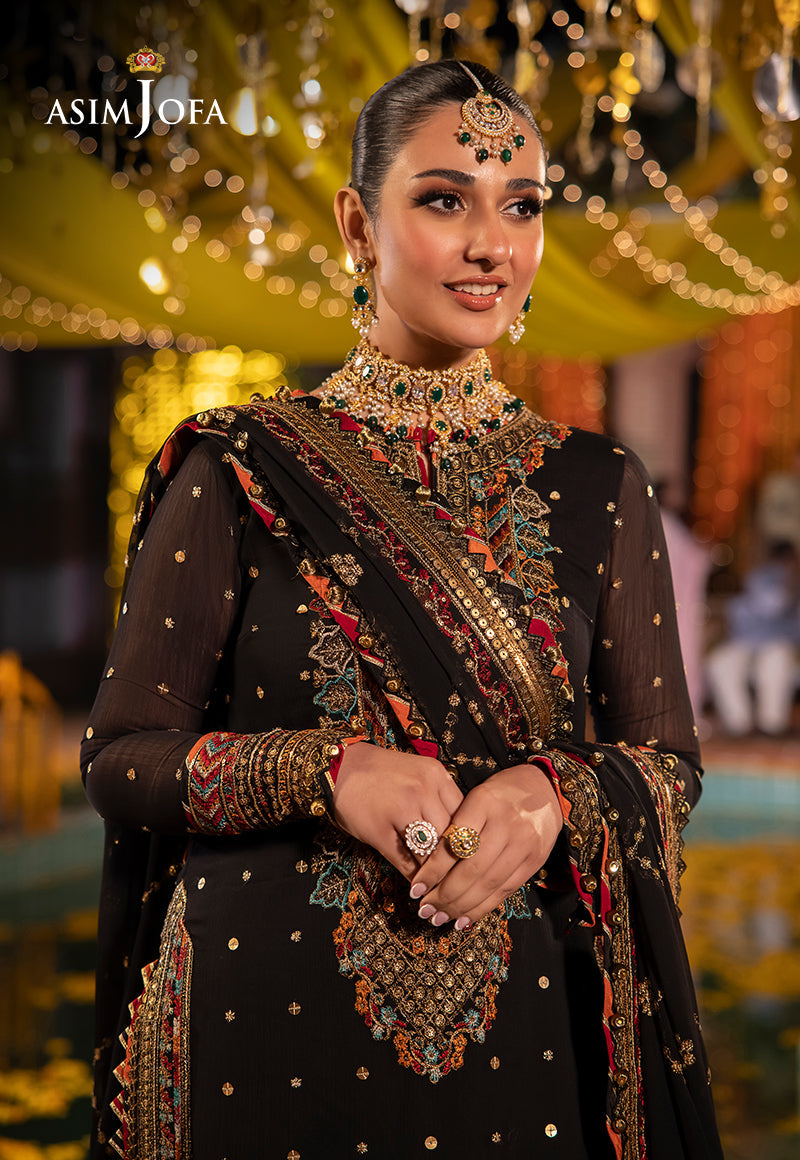 AJDA-02 EMBROIDERED CHIFFON 3 PCS