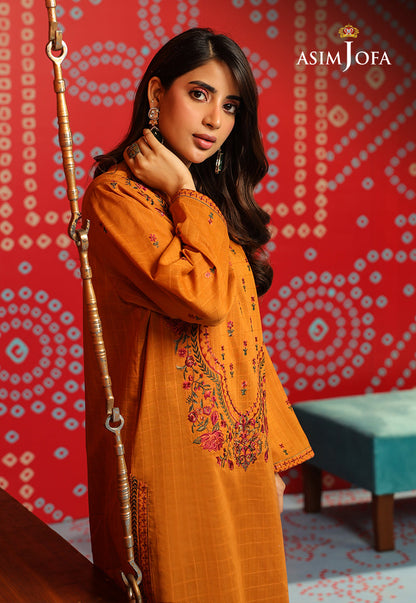 AJTM-21 - 1 PC EMBROIDERED SELF JACQUARD 1 PC