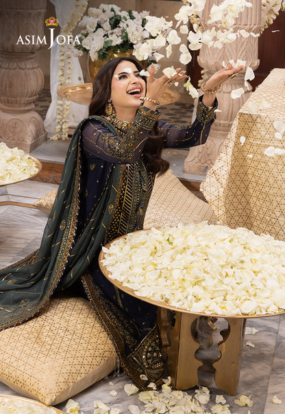 AJSH-12 EMBROIDERED CHIFFON 3 PCS