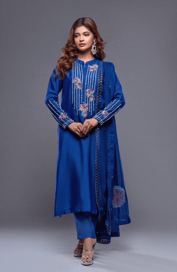 Sonrisa Hibiscus Blue 3pc