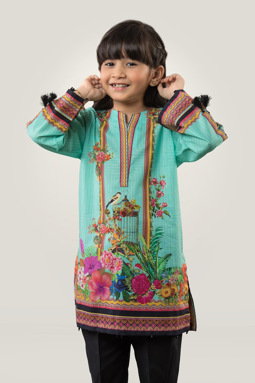 Digital Printed Lawn Kurti SKU: PRK-004