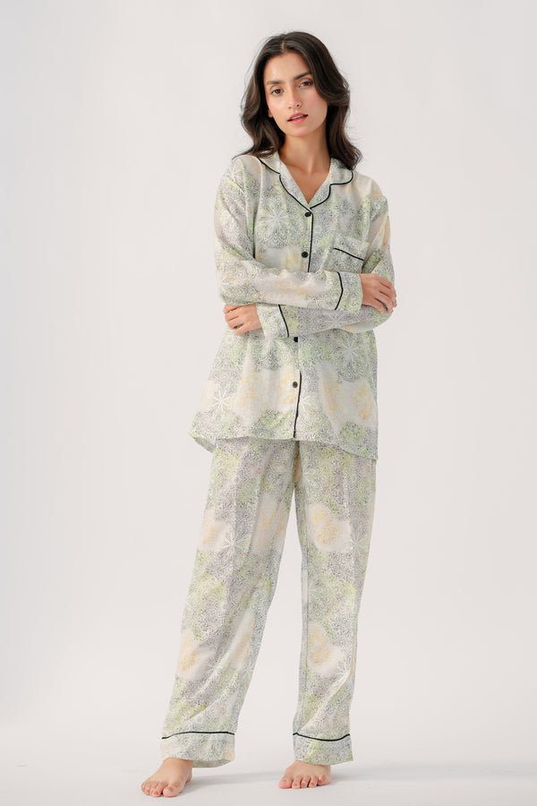 Valerie Women 2 PCS SET WITH HAIRBAND/EYE MASK & SCRUNCHES-VL-PJ-LWN-001