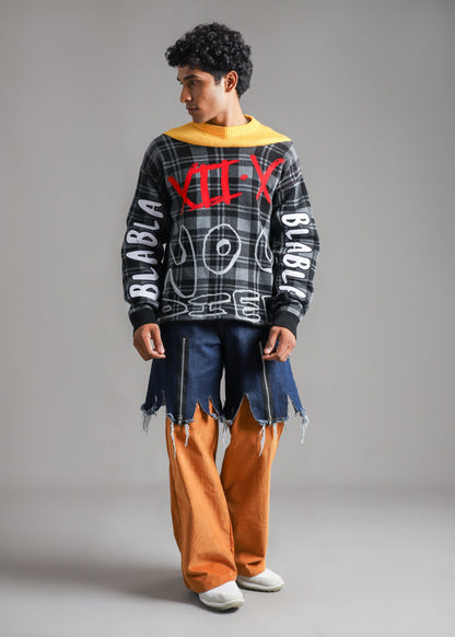 Denim Corduroy Pants