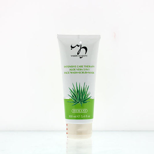 Intensive Care Therapy Aloe Vera 3 in 1 Face Wash + Scrub + Mask Deep Cleansing with Natural Beads